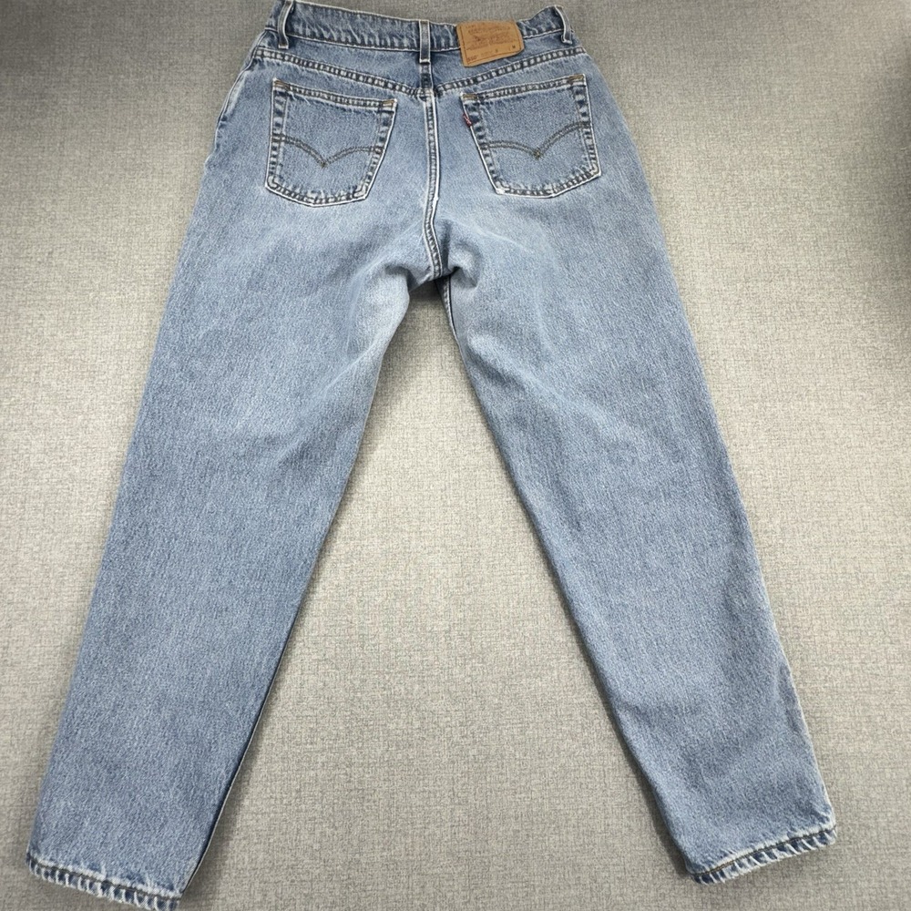 Vintage Levi's 550‎ Jeans Womens 16 Reg Blue Denim Relaxed Fit Tapered Leg USA M - Picture 6 of 12